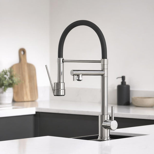Goda - Pull Out Gel Hose Single Lever Kitchen Sink Mixer Tap