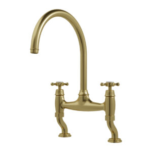 Sherborne Crosshead Bridge Mixer Kitchen Tap | Bidbury & Co