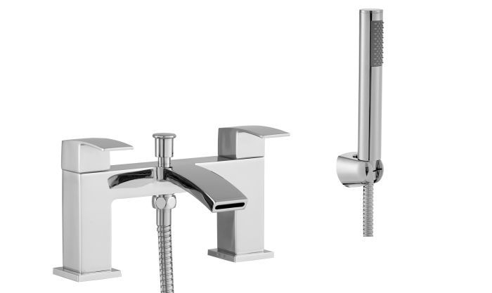 Kinlin Bath Shower Mixer Tap with Shower Handset and Holder