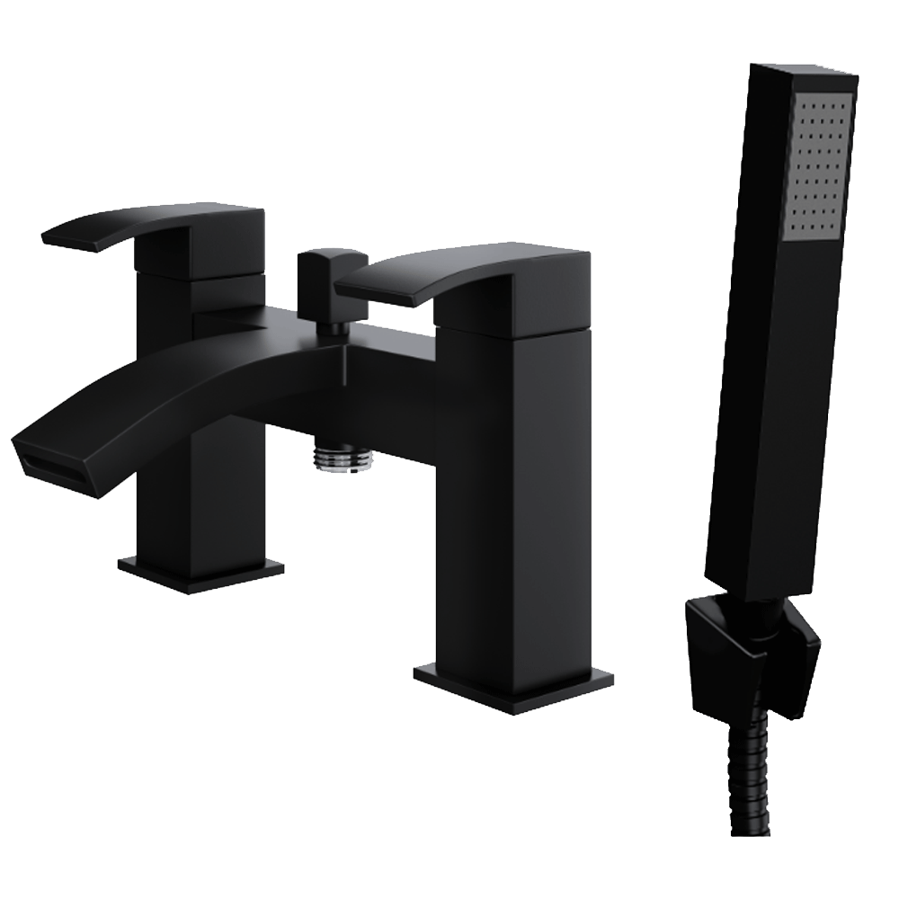 Kinlin Bath Shower Mixer Tap with Shower Handset and Holder