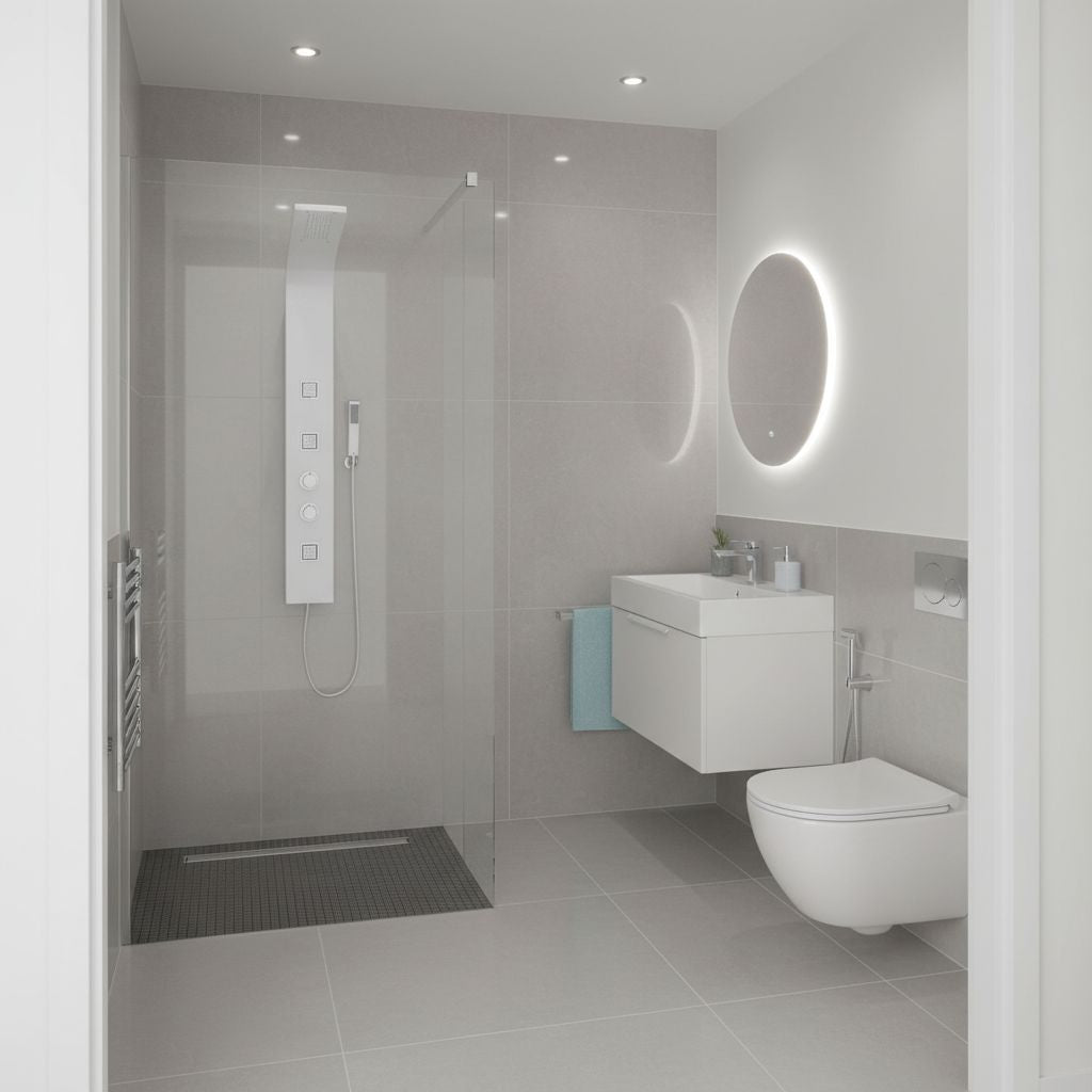 Luna | Thermostatic Panel Shower