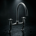 Sherborne Crosshead Bridge Mixer Kitchen Tap | Bidbury & Co