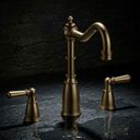 Sherston 3 Hole Mixer Tap with Country Spout and Metal Lever Handles | Bidbury & Co