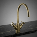 Yorkley Twin Lever Tap with Crosshead Handles | Bidbury & Co