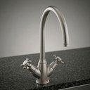 Yorkley Twin Lever Tap with Crosshead Handles | Bidbury & Co