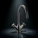 Yorkley Twin Lever Tap with Crosshead Handles | Bidbury & Co