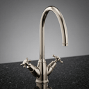 Yorkley Twin Lever Tap with Crosshead Handles | Bidbury & Co