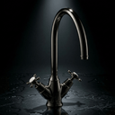 Yorkley Twin Lever Tap with Crosshead Handles | Bidbury & Co