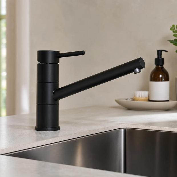 The Camden Matte Black Kitchen Tap
